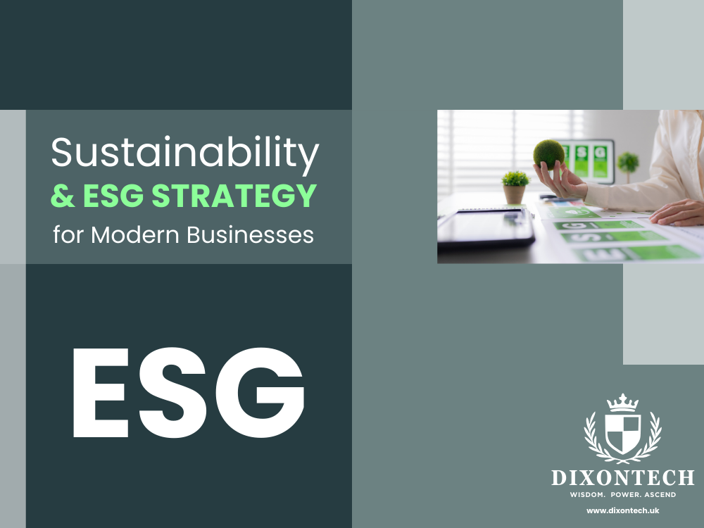 Sustainability and ESG Strategy for Modern Businesses